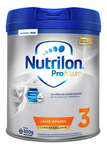 Leche En Polvo Nutrilon Profutura 3 X 800 Grs. 1 A 2 Años