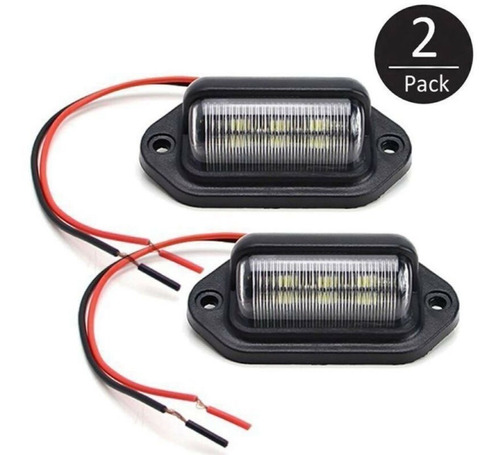 2 Luz Patente 6 Led Carro Auto Arrastre Camión 12v