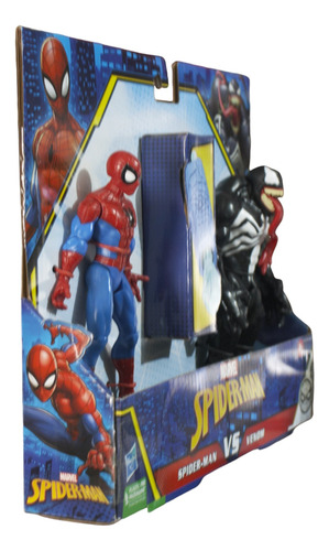 Figuras Marvel Spiderman Vs Venom 2 Pack