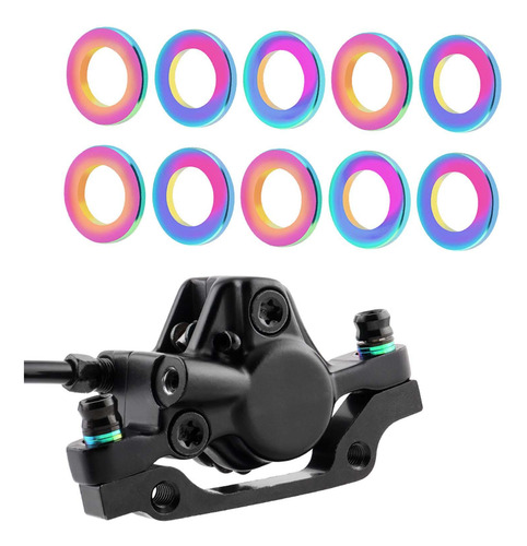 Juego De Espaciadores De Cadena Para Bicicletas M5 Colorido