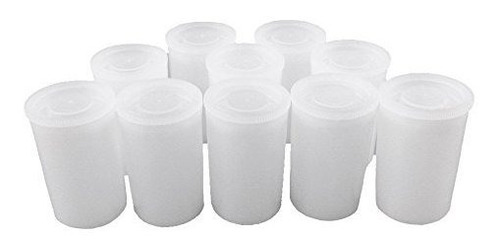 Honbay 10pcs Titular De La Caja De Plastico Blanco Recipient