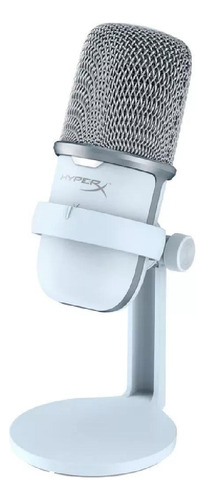 Microfone Gamer Hyperx Solocast Condensador Cardioide Branco