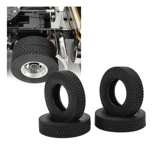 Neumáticos Delanteros Y Traseros Rc Para Tamiya, 4 Piezas De