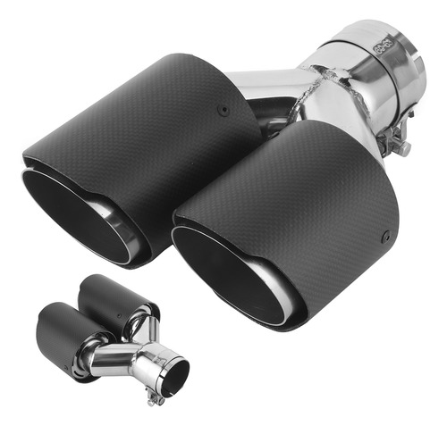 Punta De Escape De Fibra De Carbono Mate, Garganta Trasera D