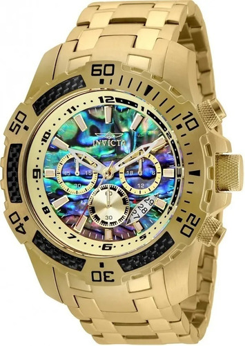 Relógio Invicta 25094 Pro Diver Masculino Banhado Ouro 18k