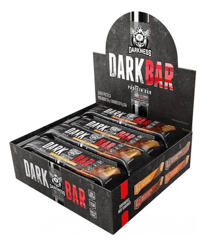 Dark Bar Caixa 8 Un (720g) Chocolate Meio Amargo C Castanhas