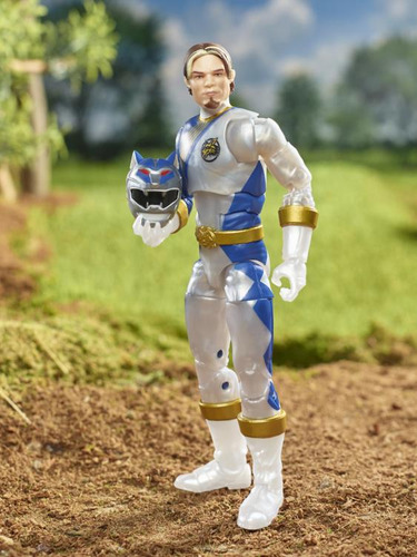 Hasbro- Power Ranger- Lightning Collection- Wild Force- Wolf (Usado)