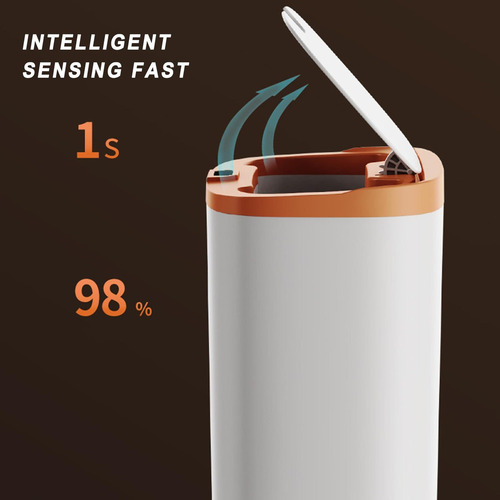 Papelera Automática Con Sensor Inteligente De Calidad, Baño