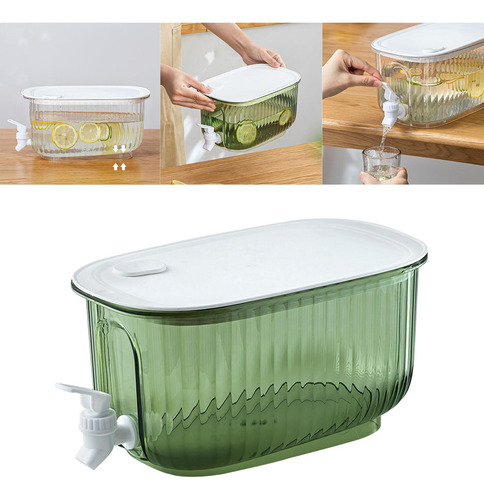 Dispensador De Bebidas 4l Armazenamento Com Com Válvula De