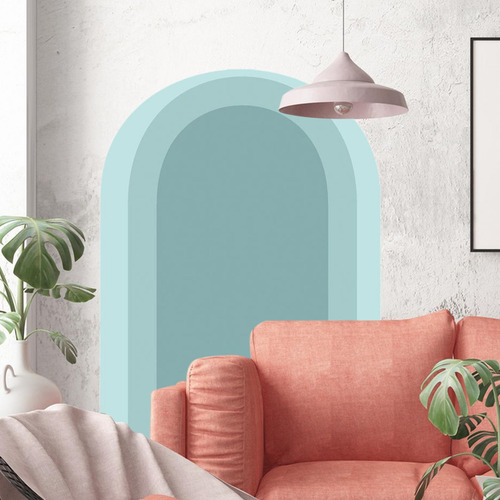 Arch Wall Decal Boho Arch Pegatina De Pared Palacín De Azul