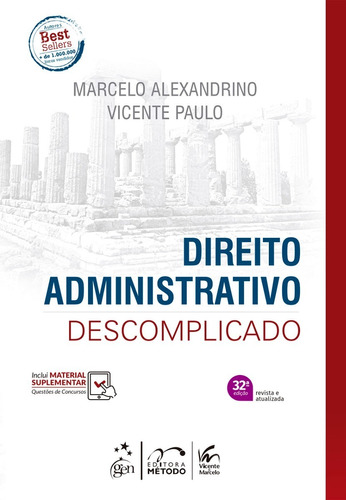 Direito Administrativo Descomplicado - 32º Edição - - 2023