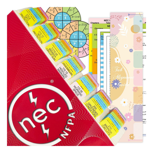 Pestañas Para Organizar Libros Nec 2023: Código Eléctrico