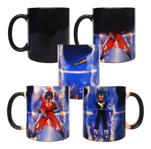 Taza Mágica Goku Super Sayayin Azul- Dragón Ball Z