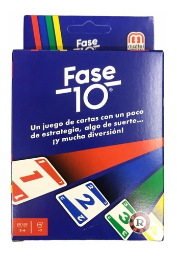 Fase 10 Juego Cartas Rummy Estr. Familiar Ruibal Original