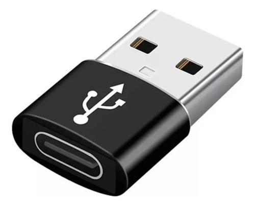 Adaptador Usb Macho A Conector Tipo C Salida A Carga Y Datos