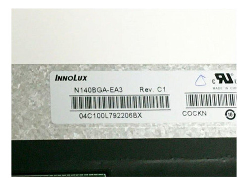 Innolux Lcd 14.0 Led Fosca N140bga-ea3 30 Pinos