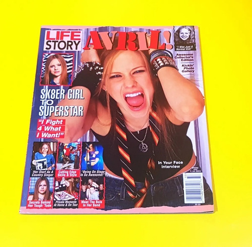 Avril Lavigne Life Story Collectors Edition 99 Paginas