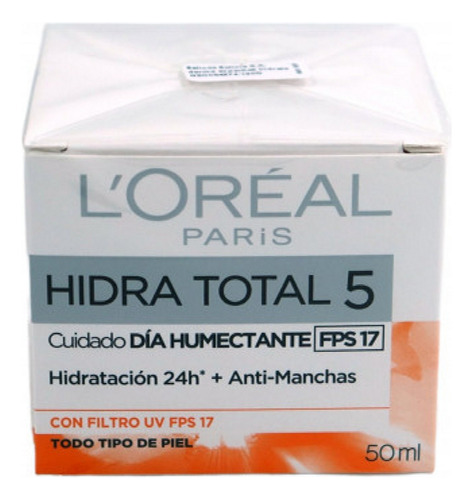 Crema Hidra-total 5 Humectante Y Antimanchas Loreal Paris 