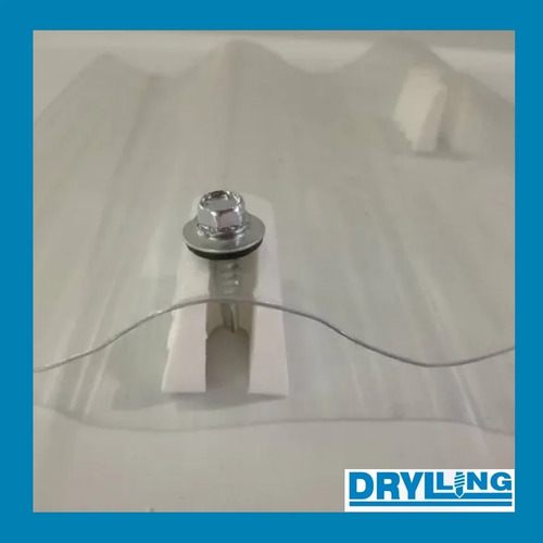 Soporte Plastico Para Chapa Trapezoidal X 100