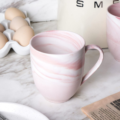 Vajilla Stone Lain 16 Pzs Porcelana Rosa Ondulado Redondo