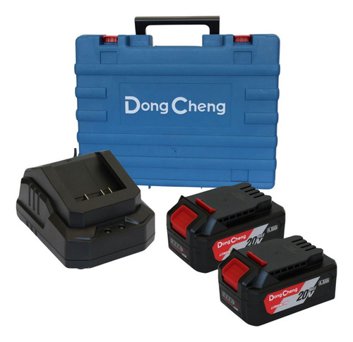 Miniesmeril 4 1/2' Dongcheng + 2 Bat 4.0 Ah +10 Discos Bosch