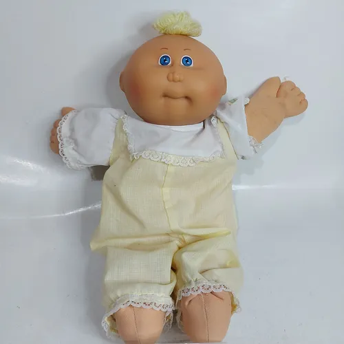 Mu eco Cabbage Patch Coleco 1982 Rubio 34cm Traje Amarillo