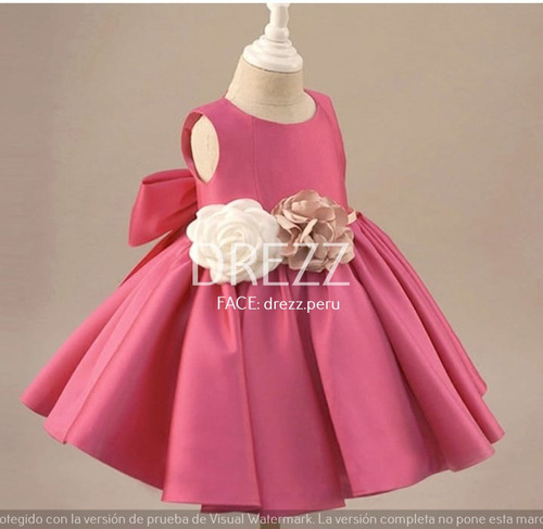 Imagen 3 de 10 de Vestido Para Niña Desde La Talla 2 Hasta La 16