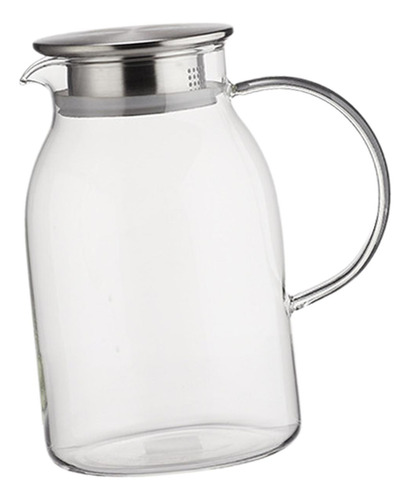 Jarra De Vidrio, Jarra De Agua Con Tapa, Jarra De Agua 1.5l