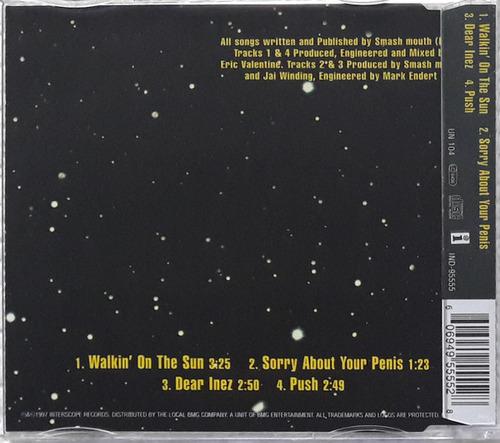 Cd Walkin' On The Sun (smash Mouth) Estándar