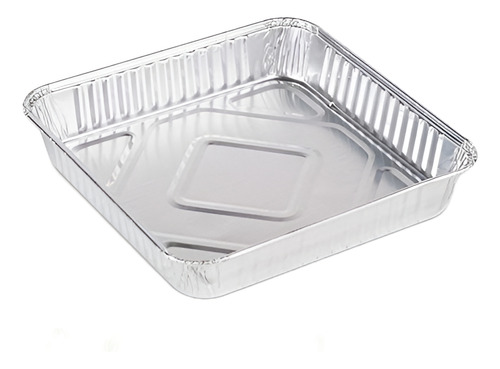 Bandeja De Aluminio Horneable Para Lasaña 22x22 Cm 30 Pzas