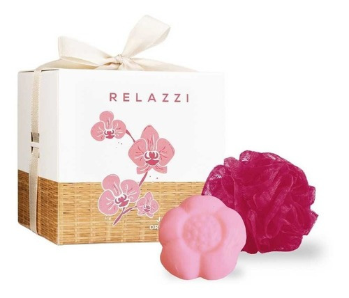 Relazzi Box Tranquilidad Orquidea Imperial Jabon + Esponja