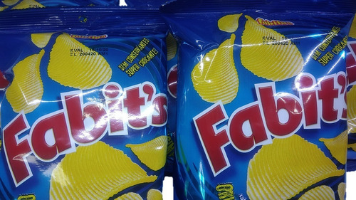 Batata Frita Chips Ondulada Original 40g Azul Fabit's Top
