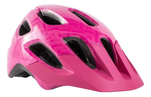 Capacete de bicicleta Bontrager Tyro para crianças, cor rosa flamingo/preto, tamanho menino