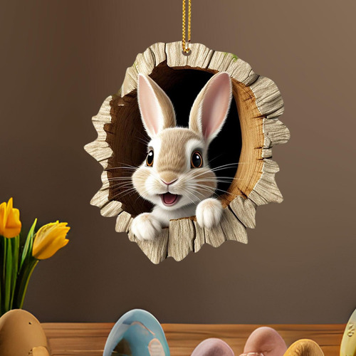 4 Colgante De Pascua, Cartel Colgante Del Día De Estilo C