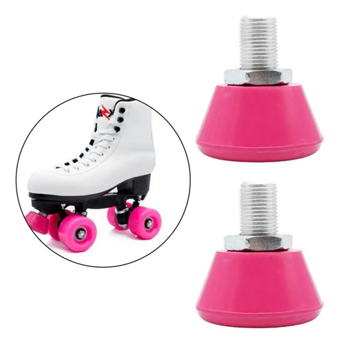 Aa Patines En Línea Bloque De Freno Pieza Del Rosa Roja Hc