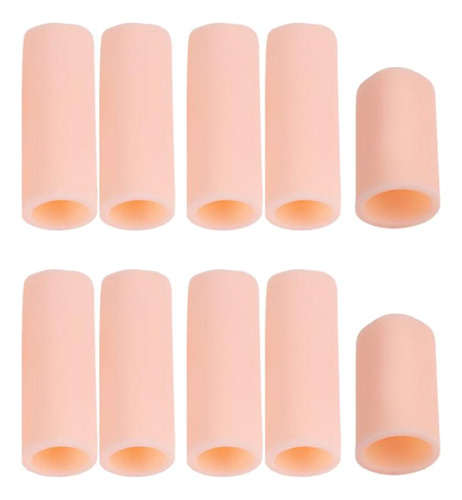 10pcs Silicona Gel Toe Finger Caps Cubre Ampollas