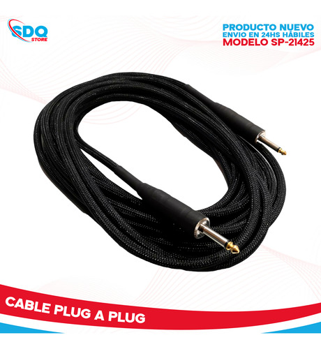 Cable De Parlante Escenario Mallado 7.5m Semirígido Superior