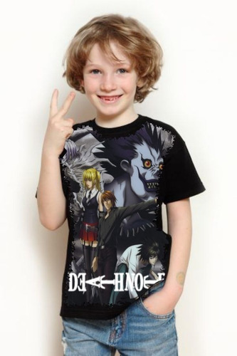 Camiseta Criança Frete Grátis Anime Death Note I