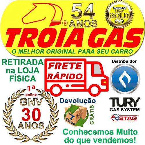 Imagem 5 de 6 de Filtro Gnv 5ª Geração Tury Stag Emer Protege Bicos