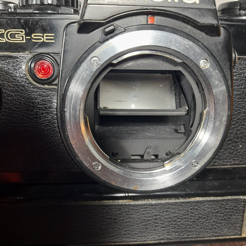 Imagem 3 de 10 de Câmera Fotográfica Minolta Xg Se Ñ Funciona Antiga C/ Drive