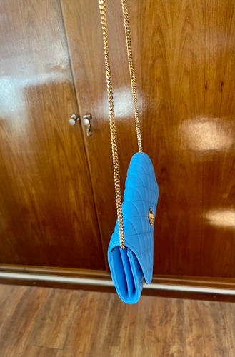 Versace Medusa Cartera Celeste Nueva