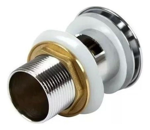 Kit 5 Válvula Click Lavatorio 1 1/4 Metal Inox Cuba Tanque