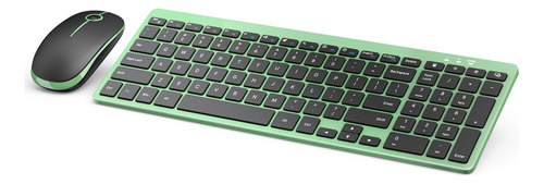 Teclado Mouse Inalambrico Combo Usb Estable 2.4 G Juego