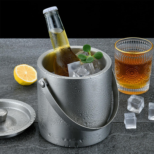 Cubo De Hielo, Champán Fresco, Versátil, Cómodo Asa De 2l