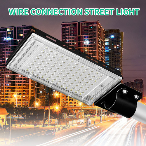 Farola Led De 100 W Con Soporte De Montaje, Ip65.