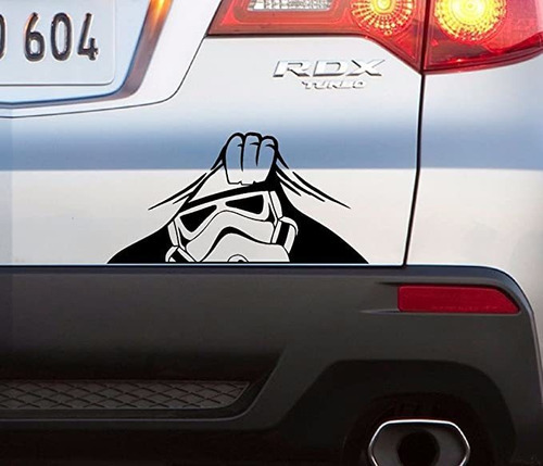 Calcomanía Stormtrooper Para Auto 4x4 4wd