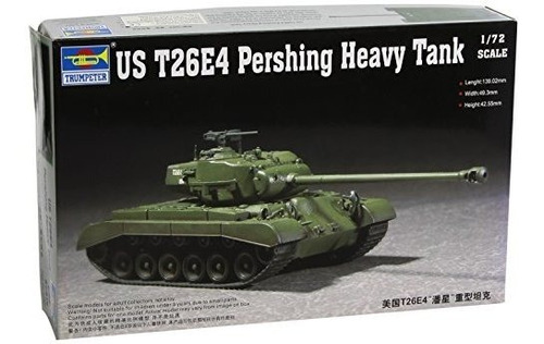 Tanque Pesado T26e4 Pershing, Escala 1/72.