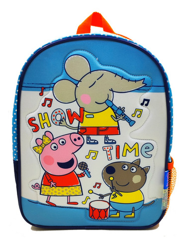 Mochila Escolar Peppa Pig 12 PuLG C/ Carro Ideal Jardin 7,5l