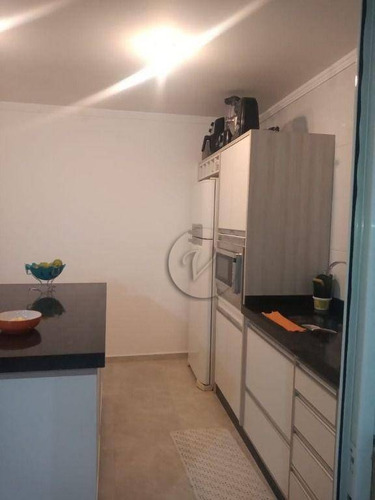 Imagem 3 de 15 de Apartamento Com 2 Dormitórios Para Alugar, 45 M² Por R$ 1.500,00/mês - Vila Alzira - Santo André/sp - Ap10453