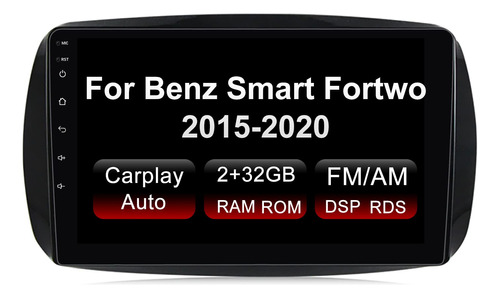 Biorunn Android 11 - Radio De Coche Estereo Para Benz Smart